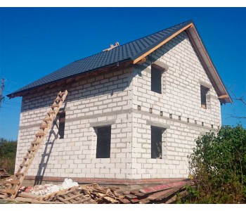 Строительство дома под черный ключ 128 м2 в Калининграде г.Гурьевск