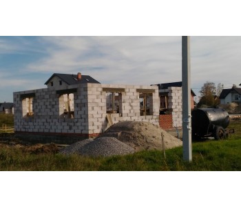 Строительство дома под черный ключ 128 м2 в Калининграде п.Матросово