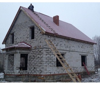 Строительство дома под черный ключ 180м2  в Калининграде пос.Озерки 